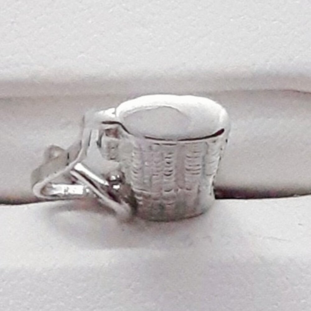 CLOSET SALE!!  NEW Sterling silver golf bag charm  .7 grams - Picture 6 of 7